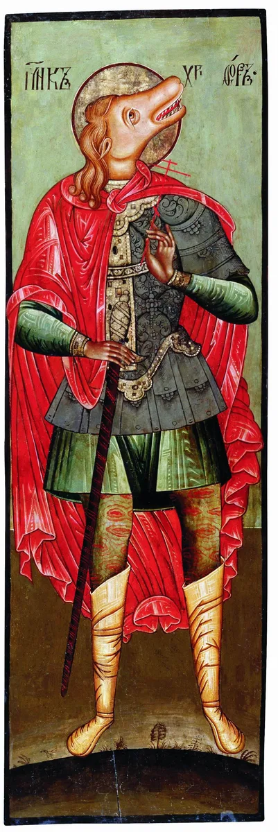 Saint Christopher - Icon from Cherepovets